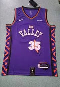 Men's Phoenix Suns Kevin Durant #35 Purple 2024-25 City Edition Swingman Jersey