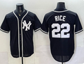 Ben Rice #22 New York Yankees 2026 Fashion Replica Blackout Stitched Jersey