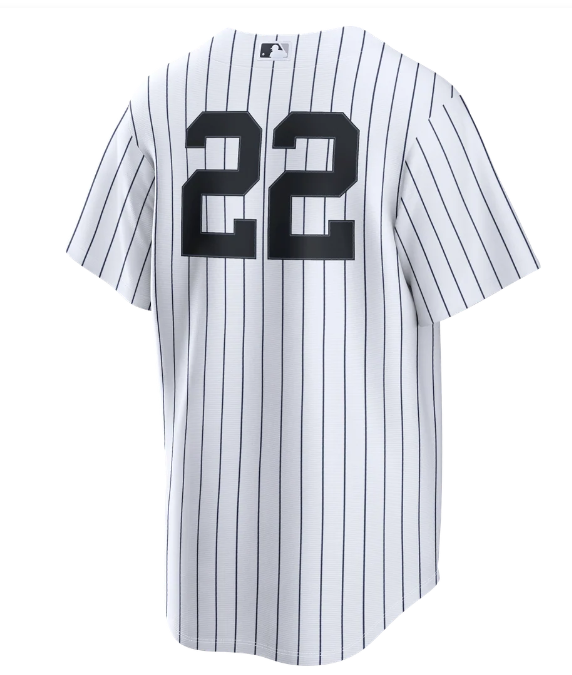 Ben Rice #14 New York Yankees Nike Home Replica Jersey – White