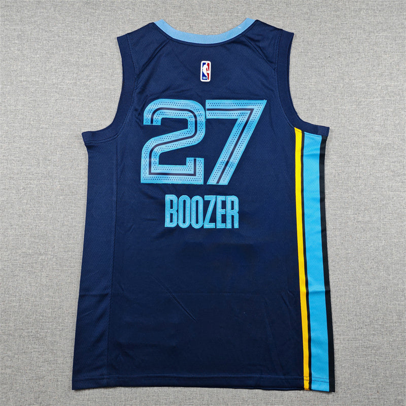 Men's Memphis Grizzlies Cameron Boozer #27 Navy Swingman Jersey – Icon Edition