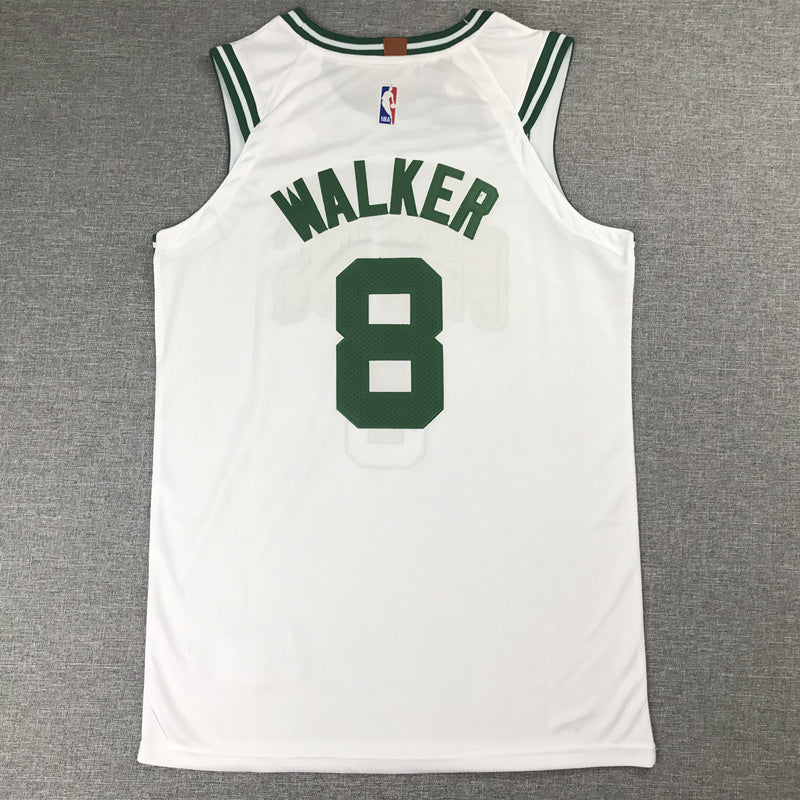 Men's Boston Celtics Kemba Walker #8 Nike 75th Anniversary Edition Swingman Jersey – White