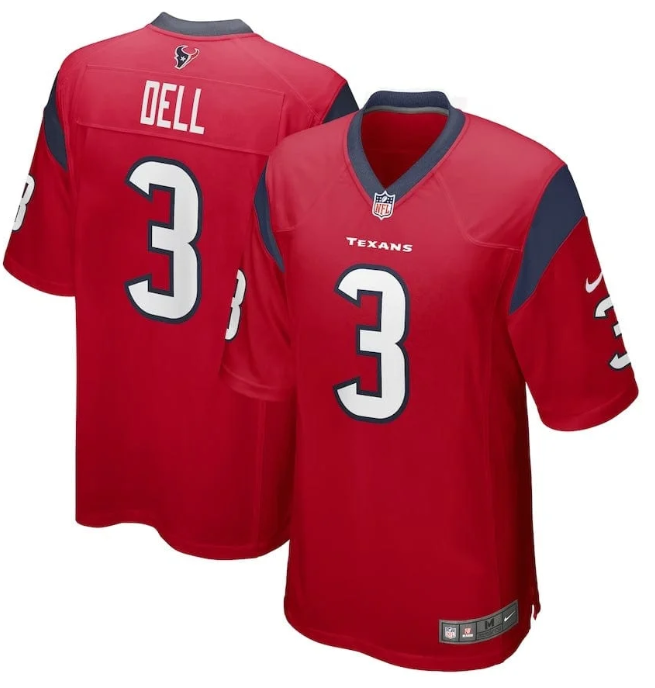 Men's Tank Dell Houston Texans Official NFL Nike Jersey | Stitched