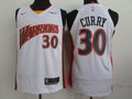 Men's Golden State Warriors Stephen Curry #30 Hardwood Classics Retro White Swingman Jersey