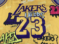 Men's Los Angeles Lakers LeBron James #23 Swingman Jersey – Graffiti Edition
