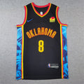 Oklahoma City Thunder Jalen Williams #8 Black 2024-25 City Edition Swingman Jersey
