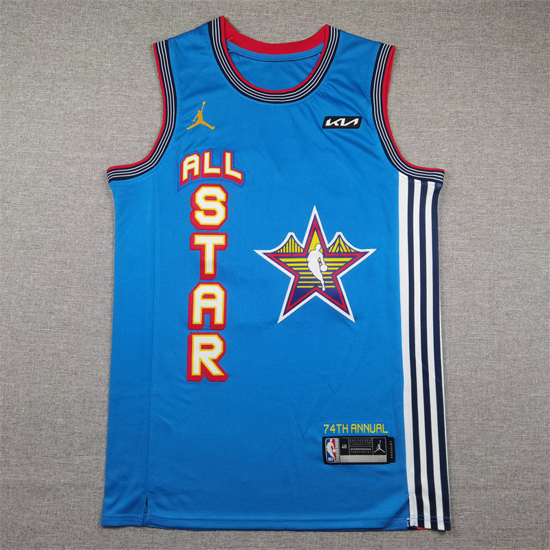 Men's Stephen Curry Golden State Warriors #30 Nike 2025 NBA All-Star Game Swingman Player Jersey – Light Blue