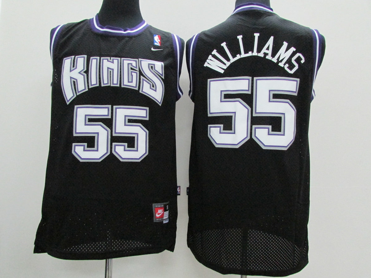 Men's Sacramento Kings Jason Williams #55 1990s Hardwood Classics Swingman Jersey