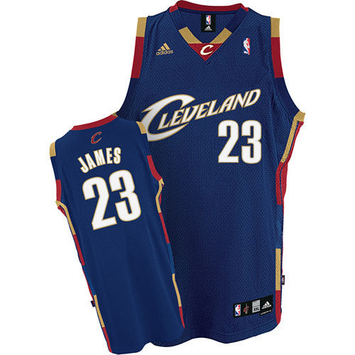 Men's Cleveland Cavaliers LeBron James #23 Mitchell & Ness Hardwood Classics Swingman Jersey – Red