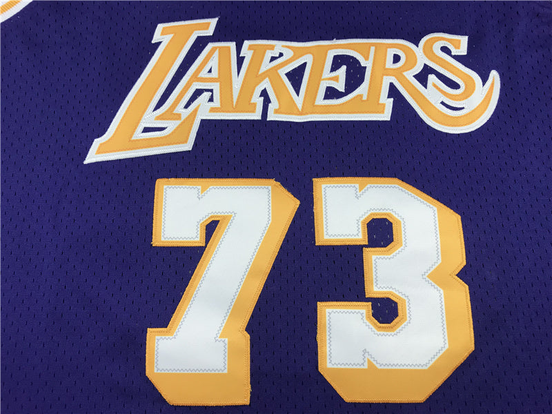 Men's Los Angeles Lakers Adidas Replica Mesh Jersey – Purple Vintage