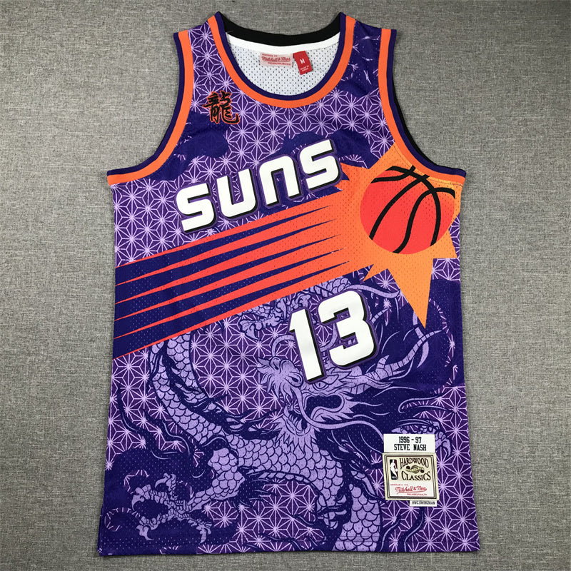 Men's Steve Nash Phoenix Suns Nike Dragon Special Edition Swingman Jersey – Orange