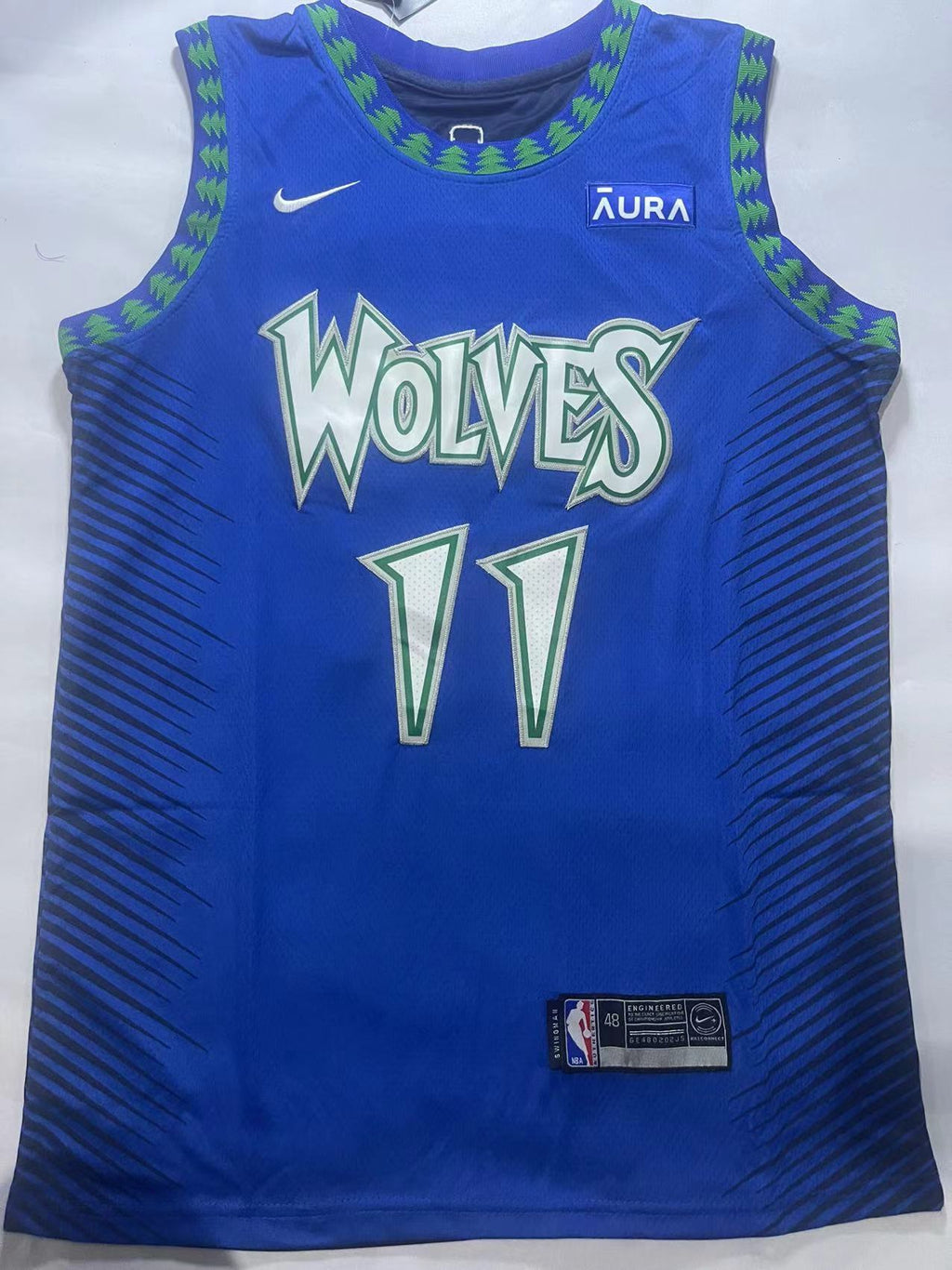 Men's Kevin Garnett Minnesota Timberwolves #21 Mitchell & Ness 2003 Throwback Swingman Jersey – Blue