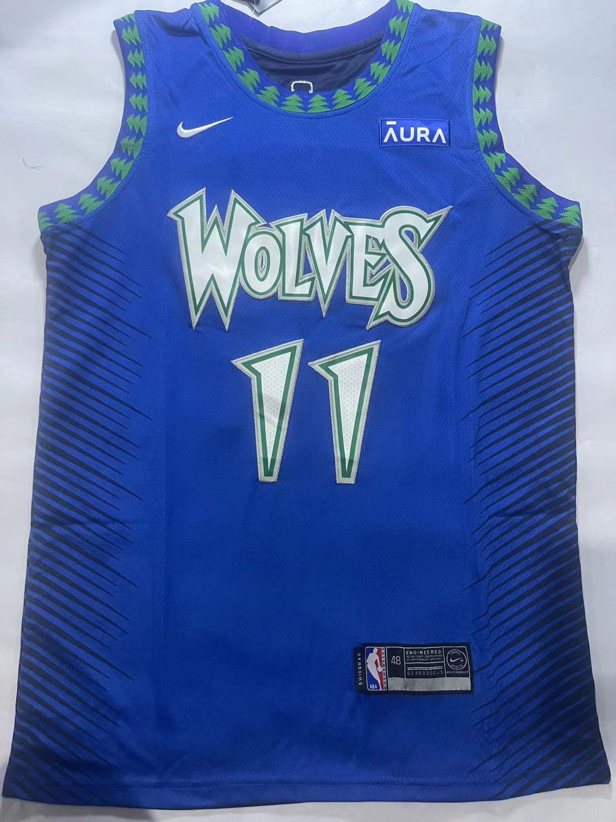 Men's Kevin Garnett Minnesota Timberwolves #21 Mitchell & Ness 2003 Throwback Swingman Jersey – Blue