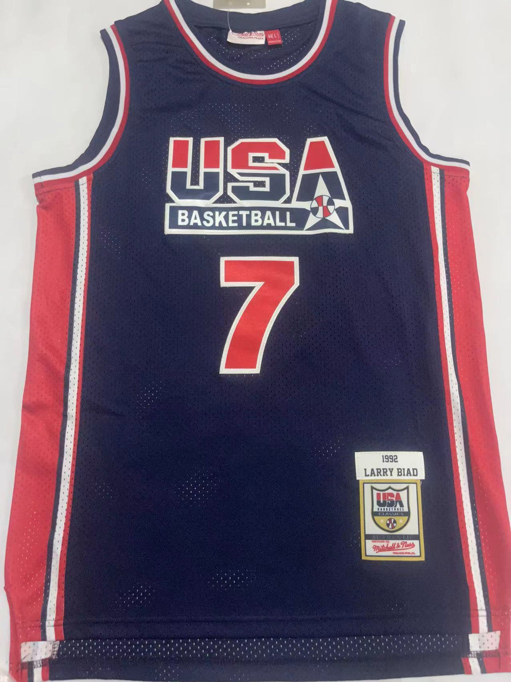 Men's Shawn Kemp USA Basketball #7 Dream Team Retro Jersey – White