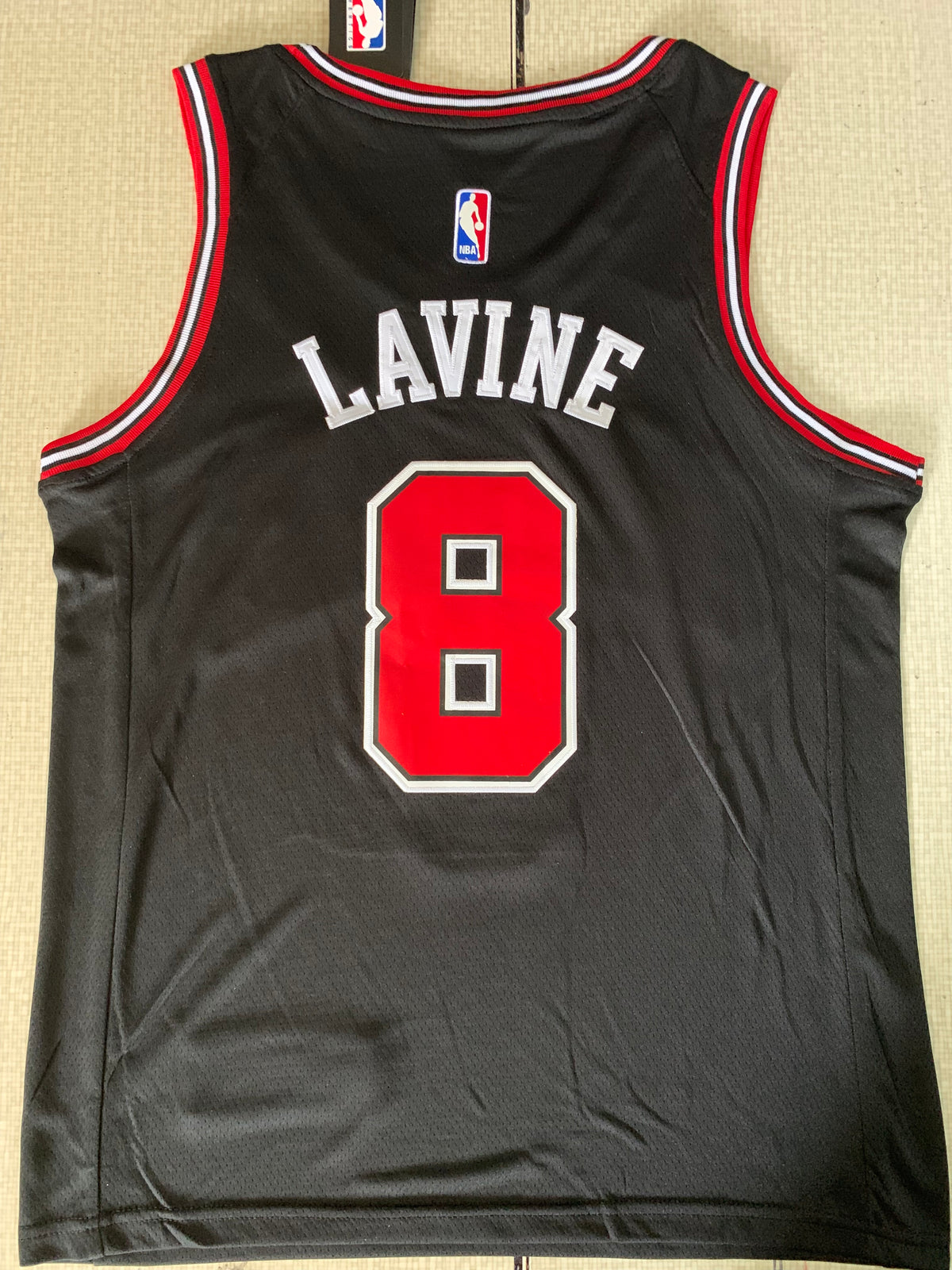 Men's Chicago Bulls Zach LaVine #8 Statement Edition Black Swingman Jersey