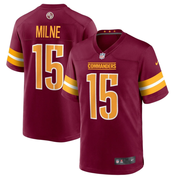 Men's Dax Milne Washington Commanders Nike Game Jersey | Burgundy | Officially Licensed