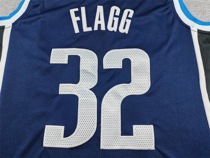 Dallas Mavericks Cooper Flagg #32 Navy Statement Edition Swingman Jersey