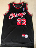Men's Chicago Bulls Michael Jordan #23 Black Swingman Jersey