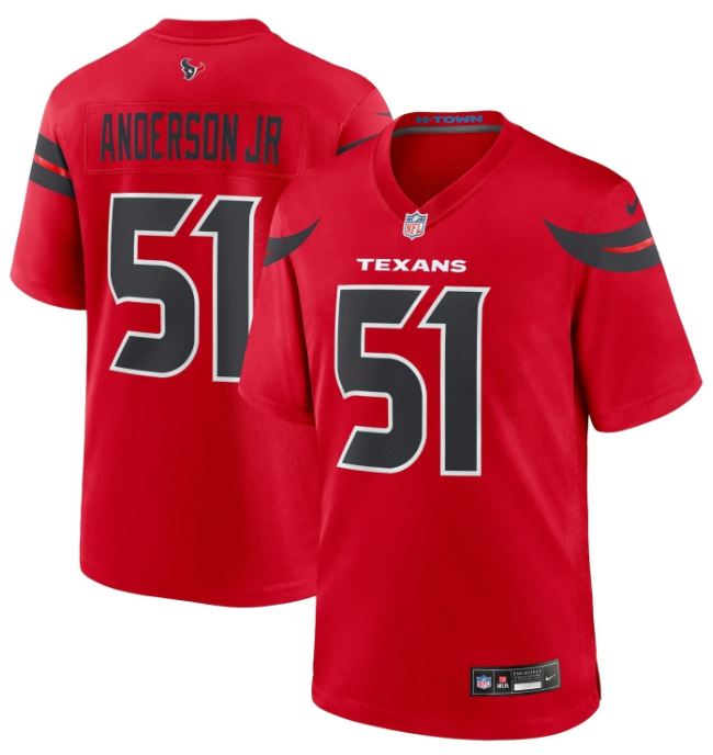 Men's Dameon Pierce Houston Texans Nike Game Jersey | Navy | Officially Licensed
