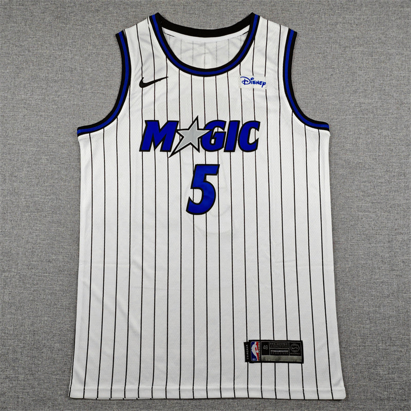 Men's Orlando Magic Paolo Banchero #5 White Swingman Jersey