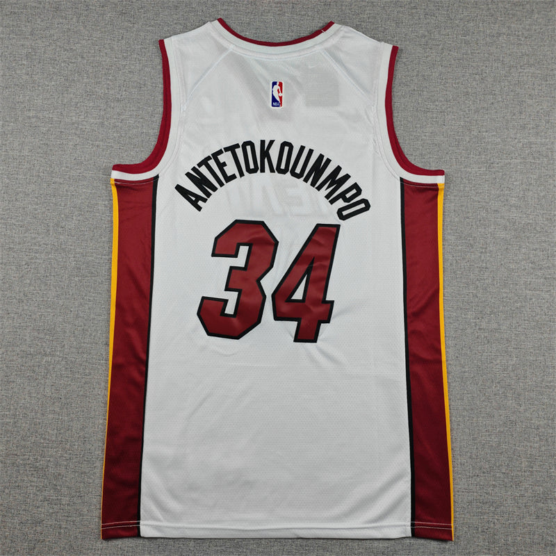Miami HEAT Tre Donaldson Nike Association Edition White Swingman Jersey