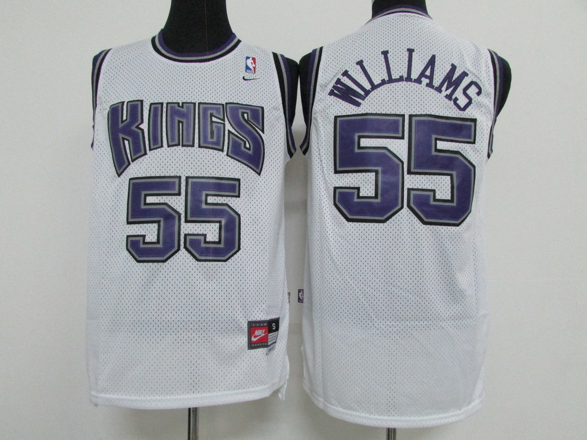 Men's Sacramento Kings Jason Williams #55 1990s Hardwood Classics Swingman Jersey