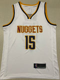 Men's Nikola Jokic Denver Nuggets #15 Nike 2020-21 Association Edition Swingman Jersey – White