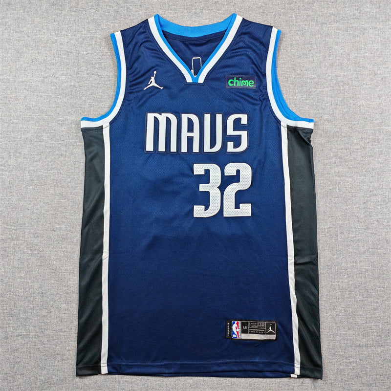 Dallas Mavericks Cooper Flagg #32 Navy Statement Edition Swingman Jersey