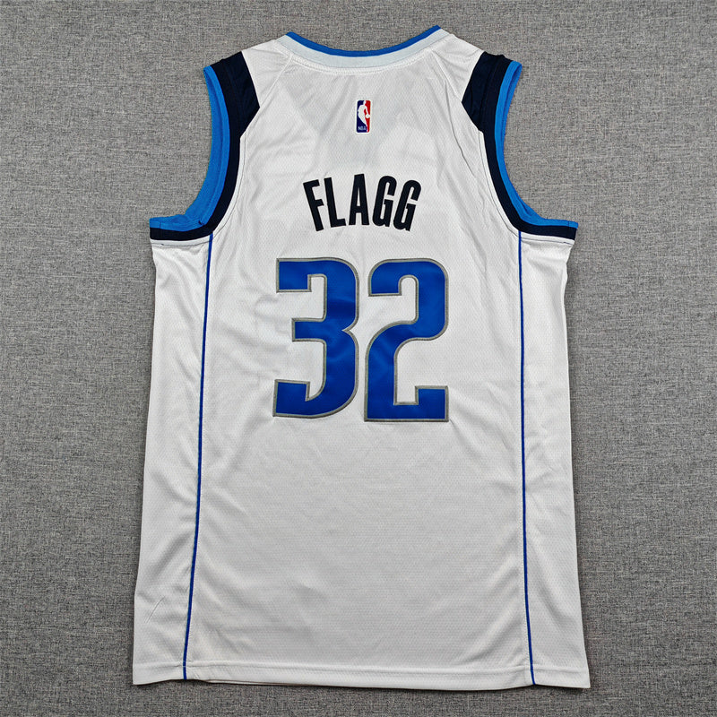 Dallas Mavericks Cooper Flagg #32 White Association Edition Swingman Jersey