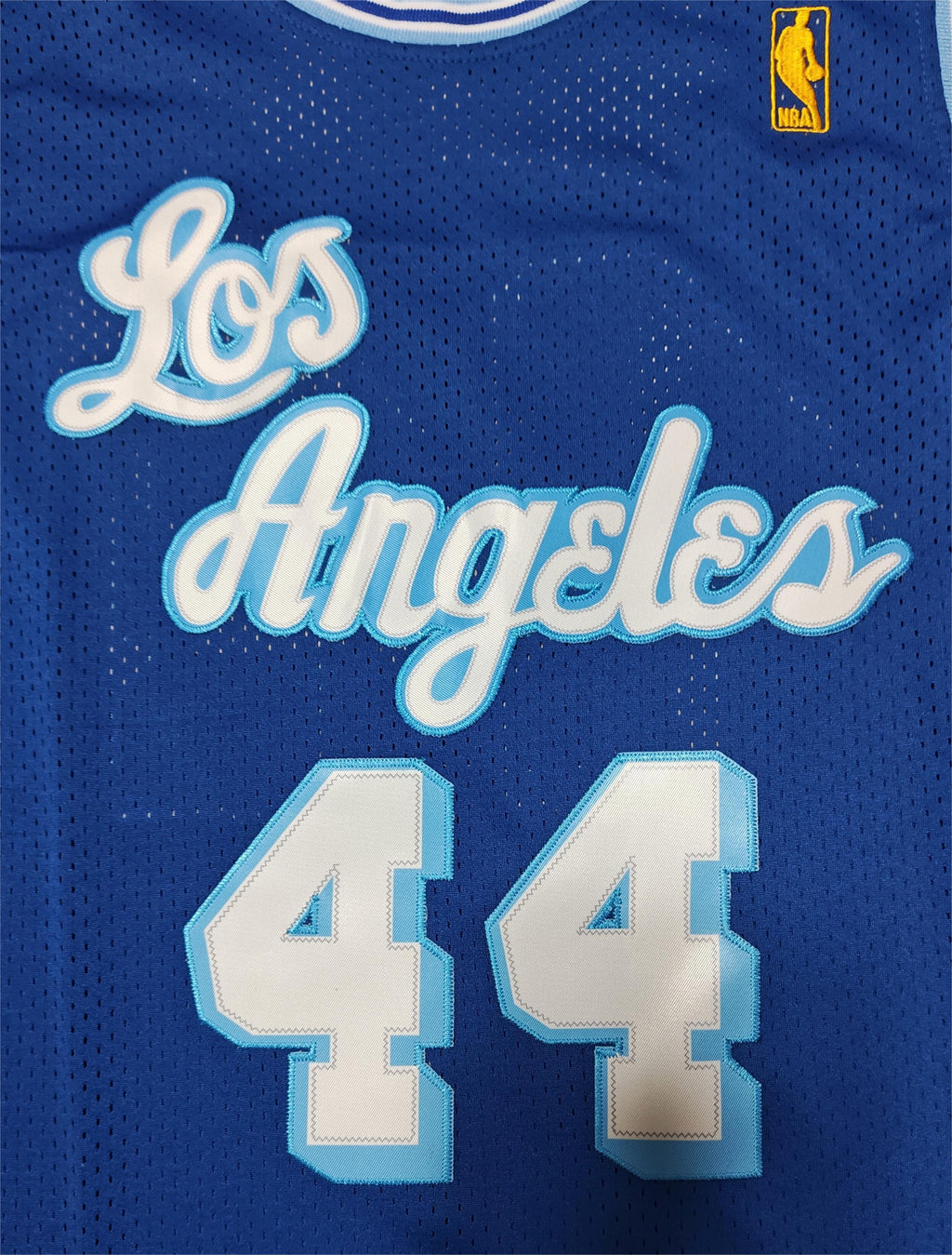 Men's Jerry West Los Angeles Lakers #44 Mitchell & Ness 1960-61 Authentic Jersey – Royal Blue