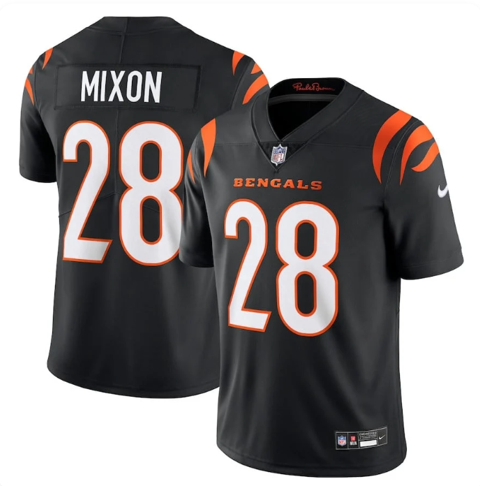 Men's Joe Mixon Cincinnati Bengals Nike Vapor Untouchable Limited Jersey | Black