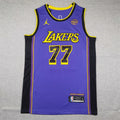 Los Angeles Lakers Luka Dončić #77 Purple Basketball Jersey