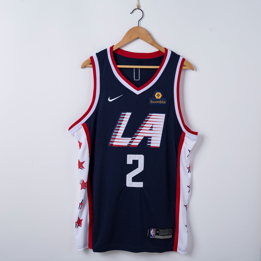 Men's LA Clippers Kawhi Leonard #2 Nike Dri-FIT Swingman Jersey – Blue