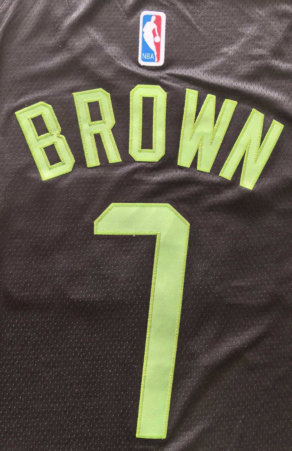Men's Boston Celtics Jaylen Brown #7 Nike 2024-25 City Edition Swingman Jersey