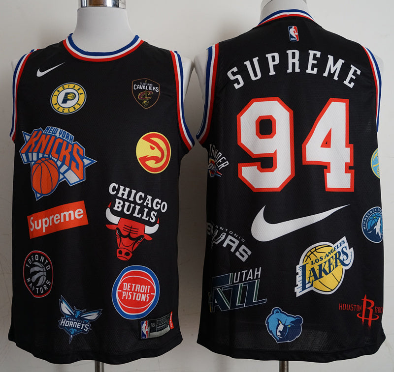Supreme x NBA x Nike AeroSwift Authentic Jersey #94 – Black