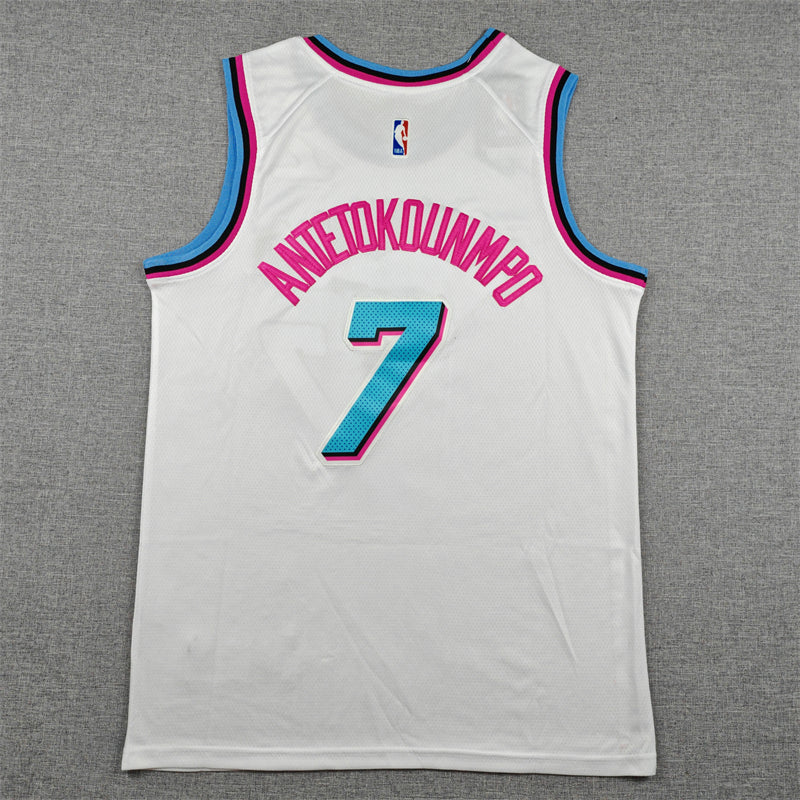 Giannis Antetokounmpo Miami HEAT Nike Original Vice Swingman Jersey