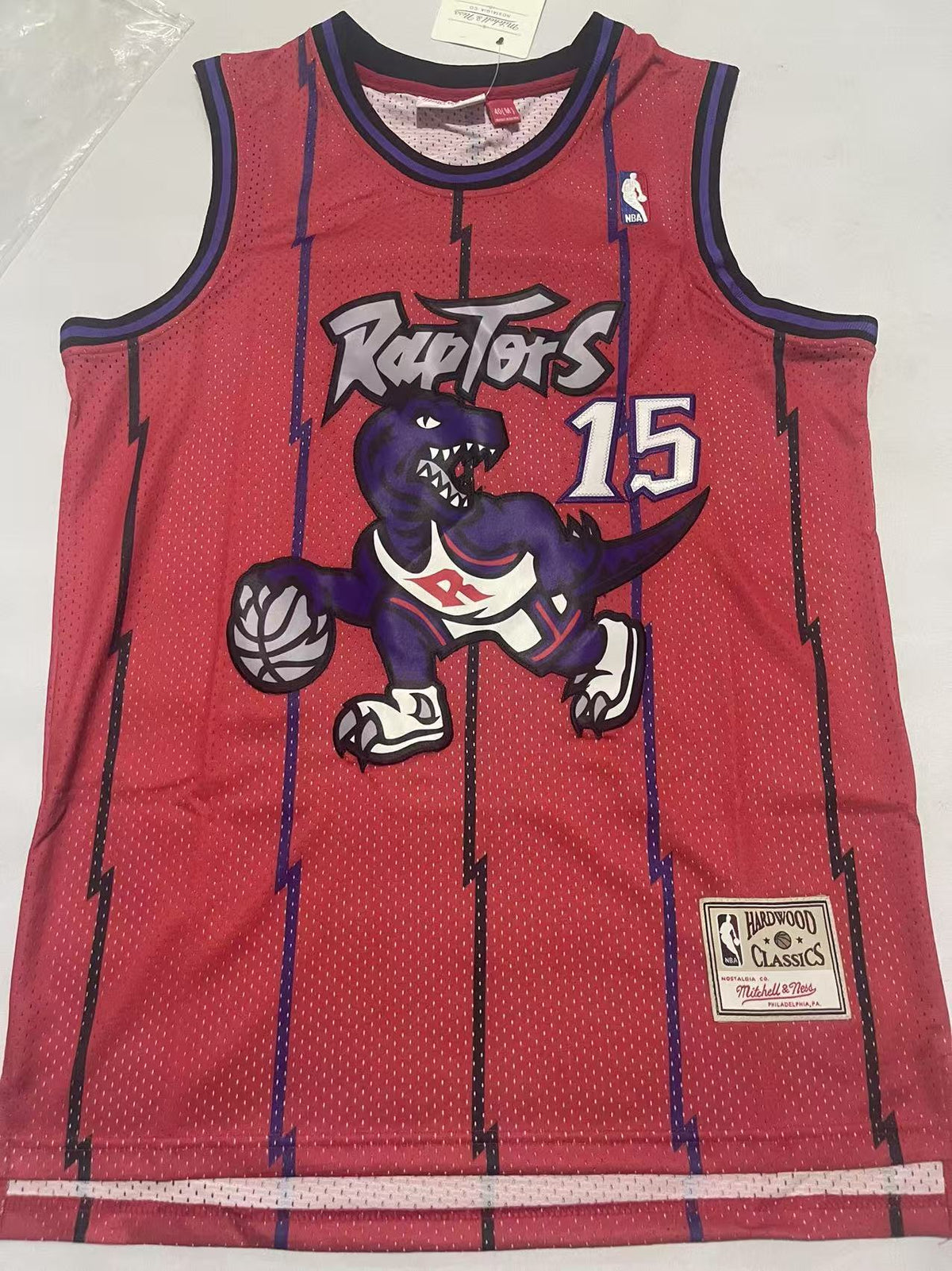 Men's Toronto Raptors Vince Carter #15 Mitchell & Ness 1998-99 Retro Swingman Jersey