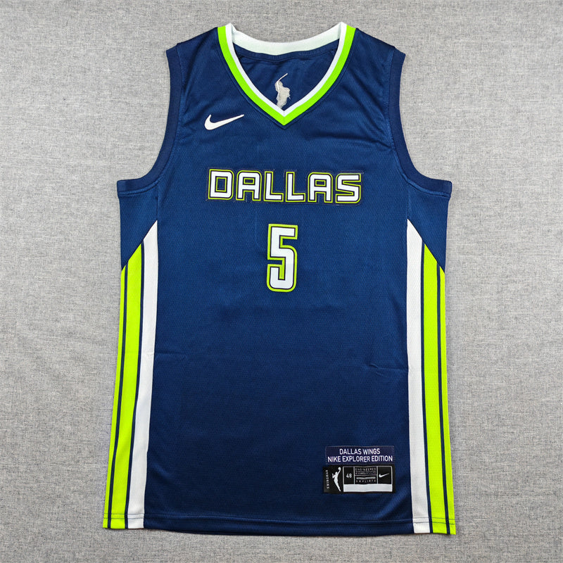Women's Paige Bueckers Dallas Wings #5 Nike Navy Swingman Player Jersey
