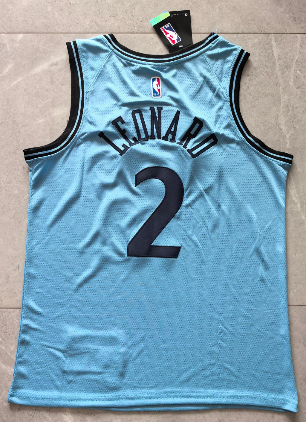 Men's LA Clippers Kawhi Leonard #2 Light Blue 2024-25 City Edition Swingman Jersey