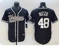 Men's New York Yankees Anthony Rizzo Black Player Jersey Joint Edition