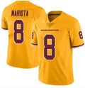 Men's Washington Commanders Marcus Mariota #8 Gold Vapor Limited Player Jersey