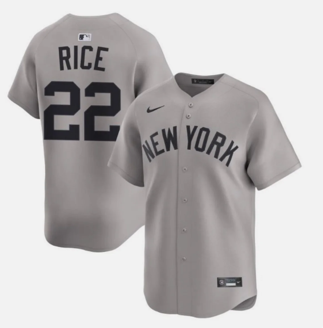 Ben Rice #22 New York Yankees Navy Alternate Limited Stitched Baseball Jersey