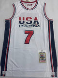 Men's Kevin Durant USA Basketball #7 Nike 2024 Paris Olympics Dream Team Authentic Player Jersey – White