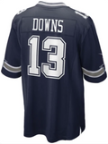Men's Dallas Cowboys Caleb Downs #13 Navy 2026 Draft First Round Pick Game Jersey
