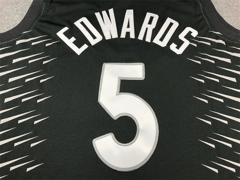 Men's Anthony Edwards Minnesota Timberwolves #5 Nike Swingman Player Jersey – Gray