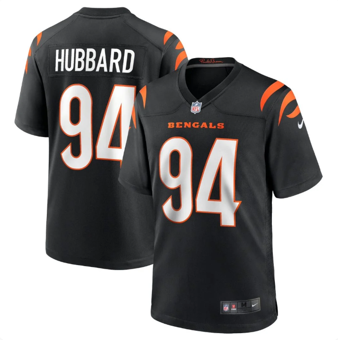 Men's Sam Hubbard Cincinnati Bengals Nike Player Game Jersey | Black | Officially Licensed
