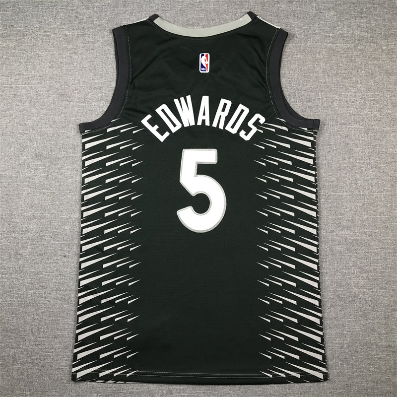 Men's Anthony Edwards Minnesota Timberwolves #5 Nike Swingman Player Jersey – Gray