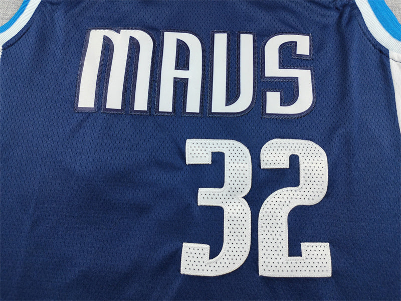 Dallas Mavericks Cooper Flagg #32 Navy Statement Edition Swingman Jersey