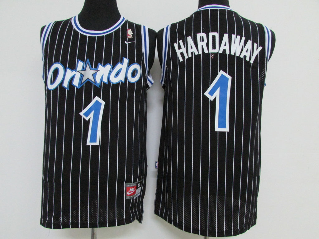 Adult Anfernee Penny Hardaway Orlando Magic Mitchell & Ness Black Throwback Swingman Jersey - Men's