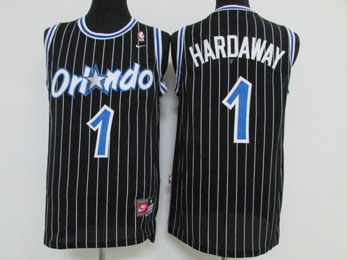 Adult Anfernee Penny Hardaway Orlando Magic Mitchell & Ness Black Throwback Swingman Jersey - Men's