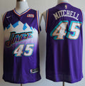 Men's Utah Jazz #45 Purple 2022-23 Classic Edition Swingman Jersey – Mountain Gradient